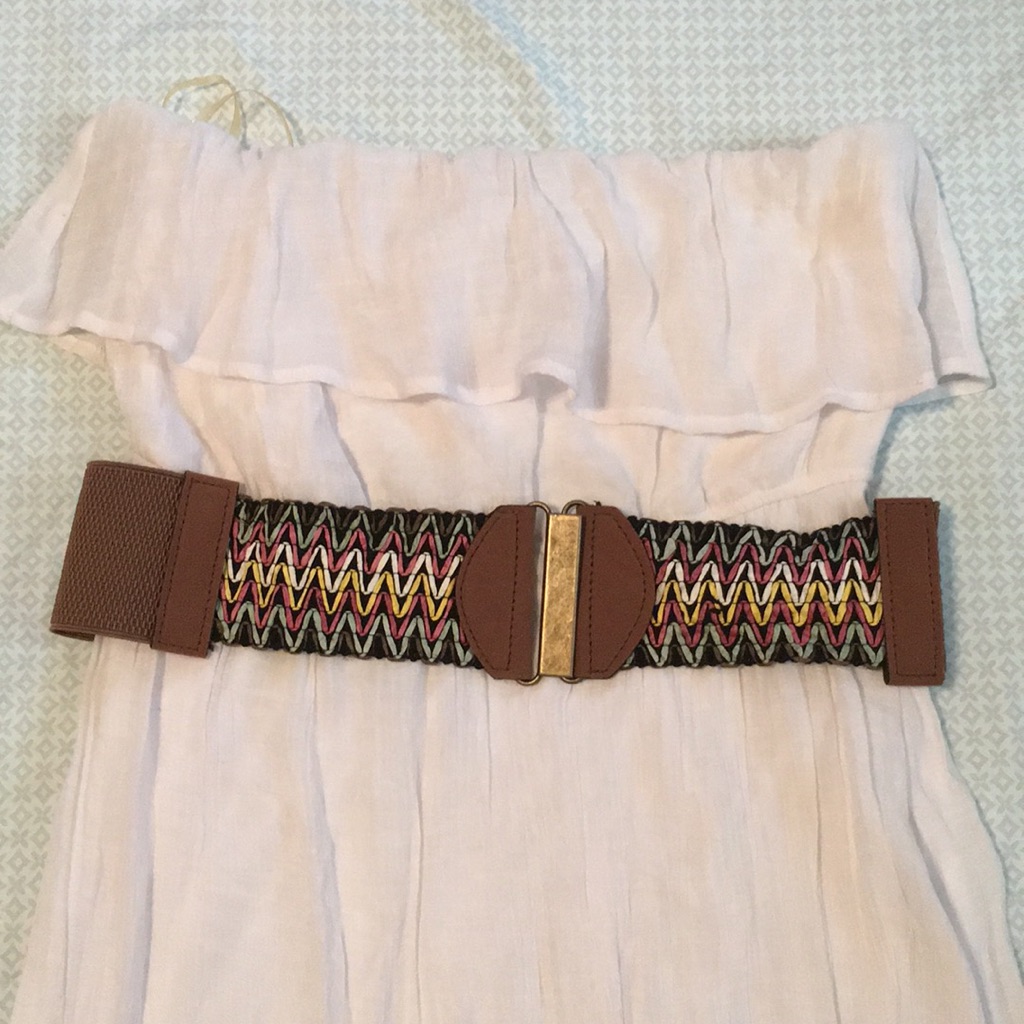 Vanityhigh-Low Belted Dress